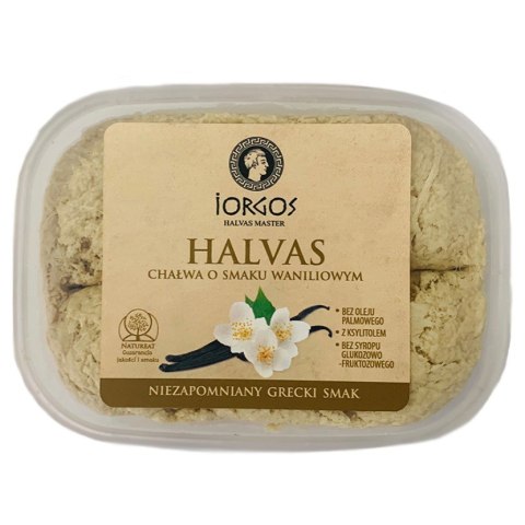 Chałwa waniliowa z ksylitolem Iorgos, 250g Chałwa waniliowa z ksylitolem Iorgos, 250g