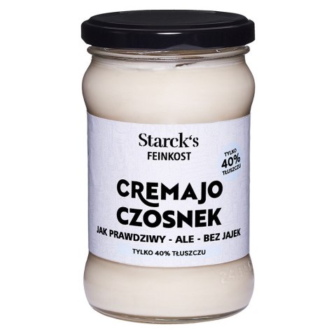 Cremajo Czosnkowy - Jak prawdziwy majonez - ale bez jajek Starck's, 270g Cremajo Czosnkowy - Jak prawdziwy majonez - ale bez jajek Starck's, 270g
