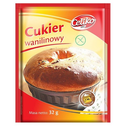 Cukier waniliowy bez glutenu Celiko, 32g Cukier waniliowy bez glutenu Celiko, 32g