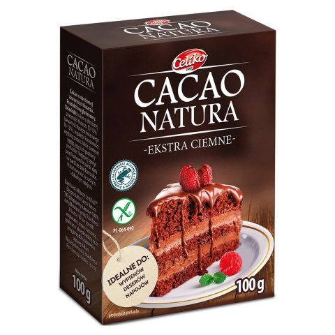 Kakao naturalne, ekstra ciemne bez glutenu Celiko 100g Kakao naturalne, ekstra ciemne bez glutenu Celiko 100g