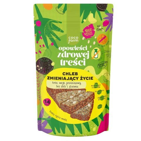 Mieszanka na chleb zmieniający życie Coco Farm, 345g Mieszanka na chleb zmieniający życie Coco Farm, 345g