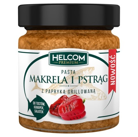 Pasta z makreli i pstrąga z grillowaną papryką Helcom 180g Pasta z makreli i pstrąga z grillowaną papryką Helcom 180g