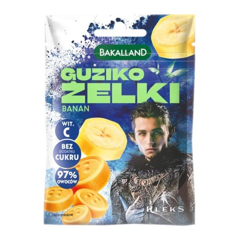 Guziko żelki bananowe Akademia Pana Kleksa Bakalland, 34g Guziko żelki bananowe Akademia Pana Kleksa Bakalland, 34g