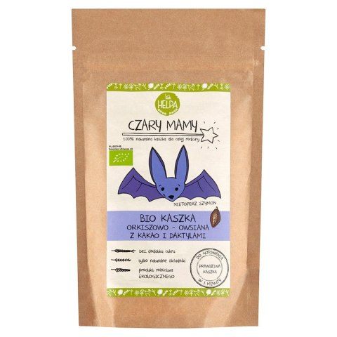 Kaszka Orkiszowo - Owsiana z Kakao i Daktylami HELPA BIO, 200g Kaszka Orkiszowo - Owsiana z Kakao i Daktylami HELPA BIO, 200g