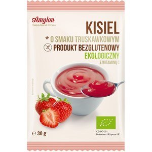 Kisiel o smaku TRUSKAWKOWYM bezglutenowy BIO 30 g Kisiel o smaku TRUSKAWKOWYM bezglutenowy BIO 30 g