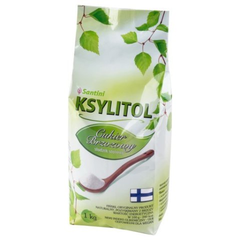 Ksylitol krystaliczny 1 kg TOREBKA, Santini Ksylitol krystaliczny 1 kg TOREBKA, Santini