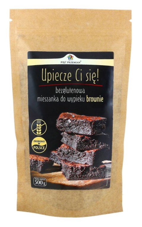 Mieszanka na brownie bezglutenowe 500 g PP Mieszanka na brownie bezglutenowe 500 g PP