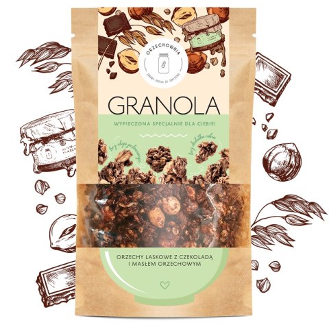 Orzechownia Granola orzechy laskowz czekolad, 320g Orzechownia Granola orzechy laskowz czekolad, 320g