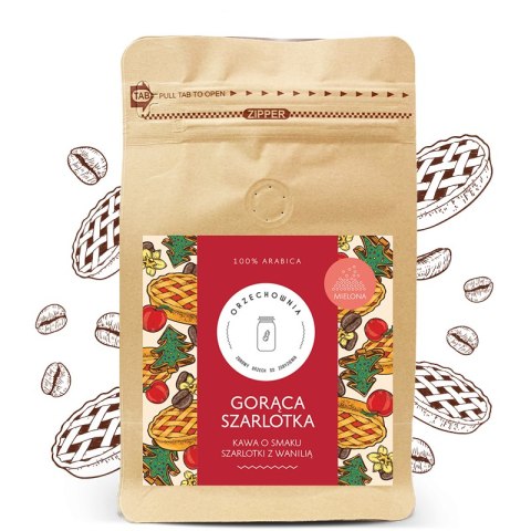 Orzechownia Kawa Gorąca szarlotka mielona, 200g Orzechownia Kawa Gorąca szarlotka mielona, 200g