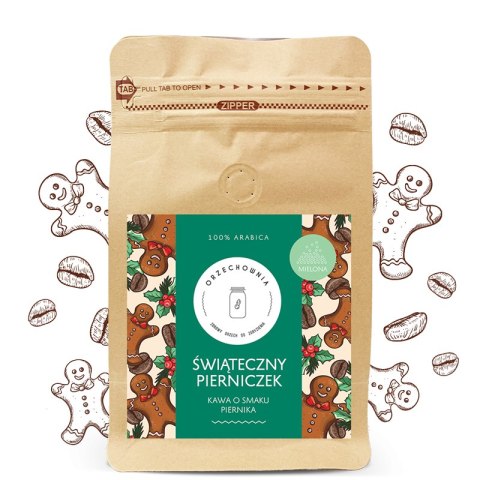 Orzechownia Kawa o smaku piernika mielona, 200g Orzechownia Kawa o smaku piernika mielona, 200g