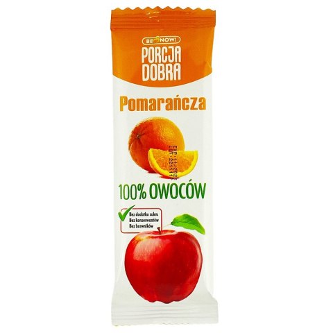 Przekąska jabłkowo-pomarańczowa Porcja Dobra, 16g Przekąska jabłkowo-pomarańczowa Porcja Dobra, 16g