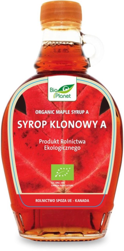 Syrop klonowy A BIO 250ml, Bio Planet Syrop klonowy A BIO 250ml, Bio Planet