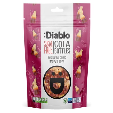 Żelki cola bez cukru Diablo, 75g Żelki cola bez cukru Diablo, 75g