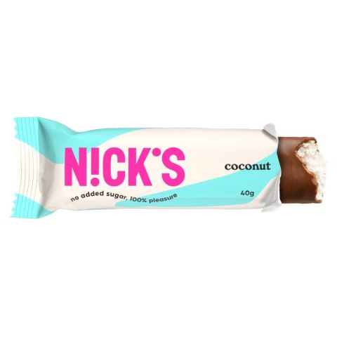 Baton kokosowy w czekoladzie mlecznej Nick's, 40g