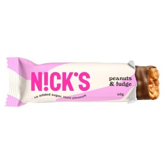 Baton o smaku krówkowym z orzechami ziemnymi Nick's, 40g