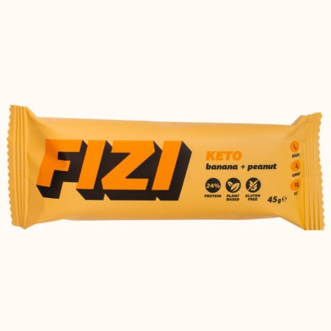Baton proteinowy Keto "BANANA + PEANUT" Fizi, 45g