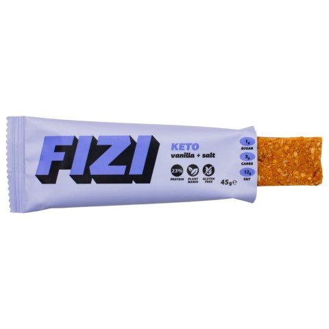 Baton proteinowy Keto "VANILLA + SALT" FIZI, 45g Baton proteinowy Keto "VANILLA + SALT" FIZI, 45g
