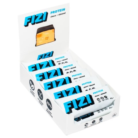 Baton proteinowy w polewie czekoladowej „CHOCO + ALMOND" Fizi, 45g