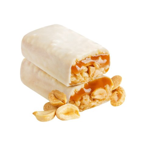 Baton w białej polewie „SALTED CARAMEL" FIZI, 40g Baton w białej polewie „SALTED CARAMEL" FIZI, 40g
