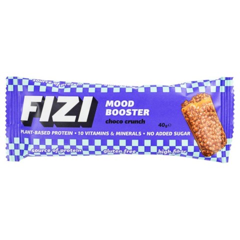 Baton w polewie czekoladowej „CHOCO CRUNCH" FIZI, 40g Baton w polewie czekoladowej „CHOCO CRUNCH" FIZI, 40g