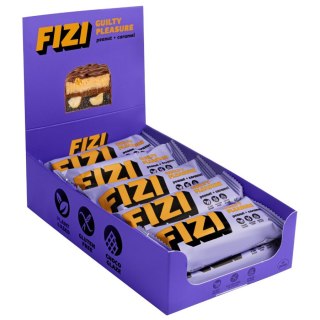 Baton w polewie czekoladowej PEANUT + CARAMEL" FIZI, 45g