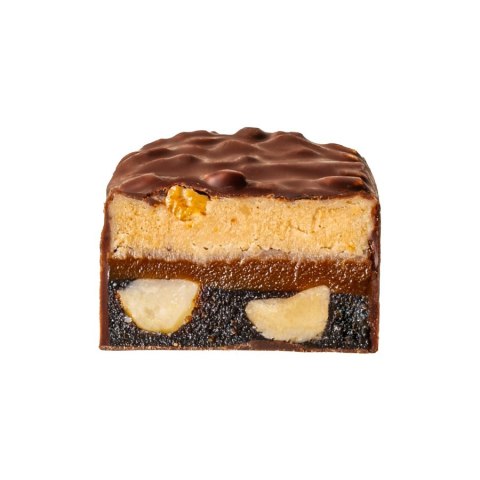 Baton w polewie czekoladowej PEANUT + CARAMEL" FIZI, 45g Baton w polewie czekoladowej PEANUT + CARAMEL" FIZI, 45g