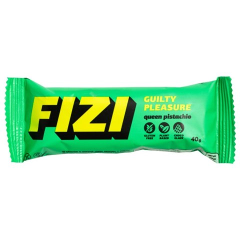 Baton w polewie czekoladowej „QUEEN PISTACHIO" Fizi, 40g