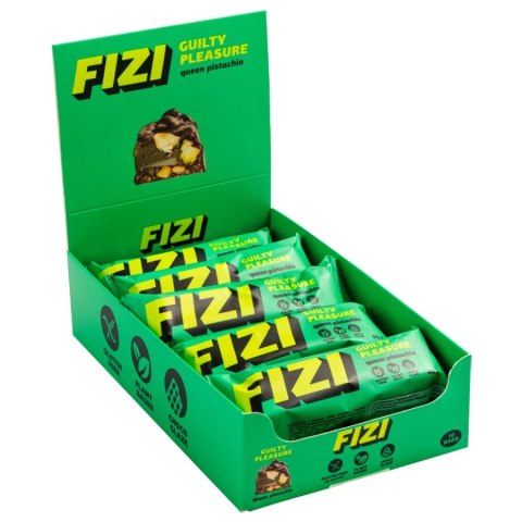 Baton w polewie czekoladowej „QUEEN PISTACHIO" Fizi, 40g