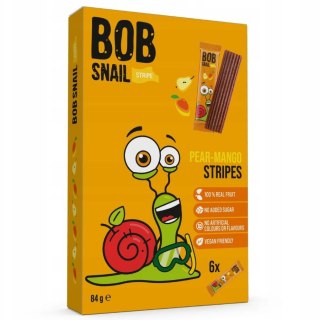 Bob Snail paski owocowe gruszka-mango 84g