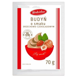 Budyń o smaku orzechowo-czekoladowym bez dodatku cukru Vitally Food BIO, 70g