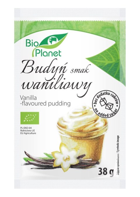 Budyń waniliowy BIO 38g, Bio Planet Budyń waniliowy BIO 38g, Bio Planet