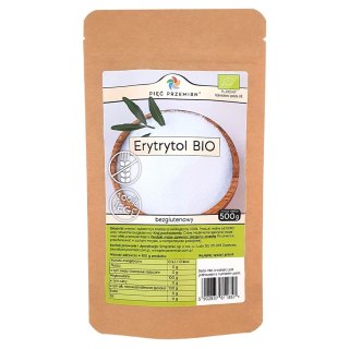 Erytrytol Pięć Przemian BIO, 500g