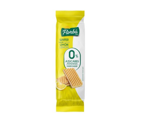 Florbu wafelki cytrynowe bez cukru, 150g