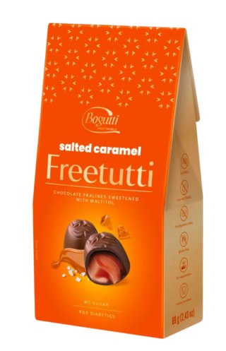 Freetutti praliny Słony Karmel, 69 g