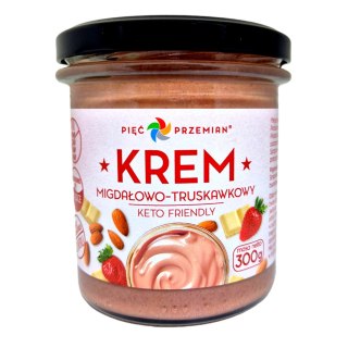 Krem KETO migdałowo-truskawkowy 300 g - PP