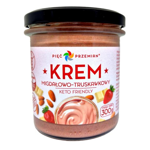 Krem KETO migdałowo-truskawkowy 300 g - PP