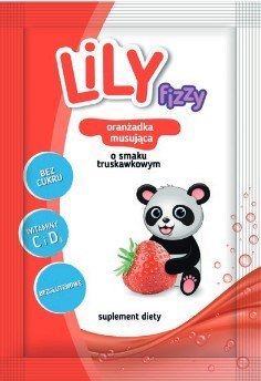 Lily Fizzy oranżadka musująca smak truskawkowy Lily Fizzy oranżadka musująca smak truskawkowy