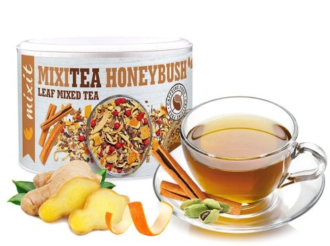 MixiTea Honeybrush z przyprawami & imbirem, 150g MixiTea Honeybrush z przyprawami & imbirem, 150g