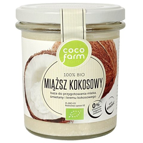 Miąższ kokosowy BIO Coco Farm, 280g Miąższ kokosowy BIO Coco Farm, 280g