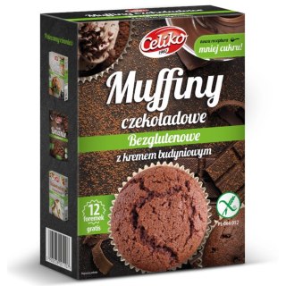 Mufiny czekoladowe z kremem budyniowym bez glutenu Celiko, 310g