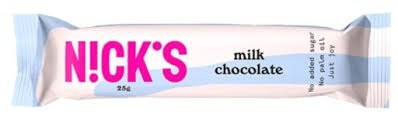 N!CK'S Nicks milk chocolate, 25g N!CK'S Nicks milk chocolate, 25g