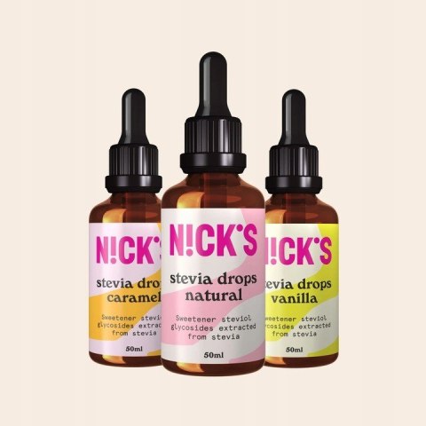 N!ICK'S Nicks stevia drops natural, 50 ml N!ICK'S Nicks stevia drops natural, 50 ml