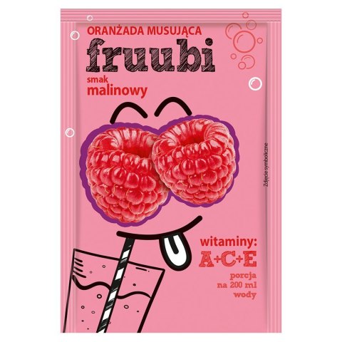 Oranżadka FRUUBI - malinowa Delecta 23g