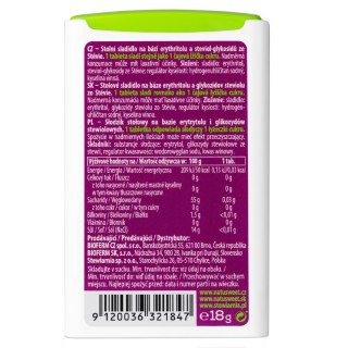 Stewia w tabletkach Natusweet 18g (300 tabletek)
