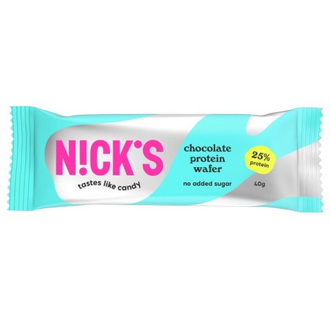 Wafelek proteinowy czekoladowy Nick's, 40g