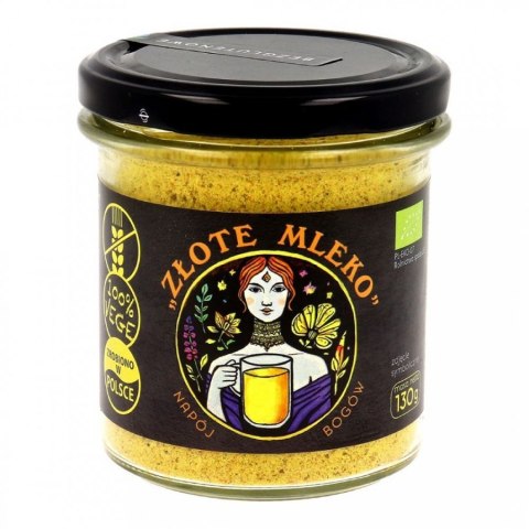 Złote mleko - ajurwedyjski napój bogów BIO Pięć Przemian, 130 g Złote mleko - ajurwedyjski napój bogów BIO Pięć Przemian, 130 g